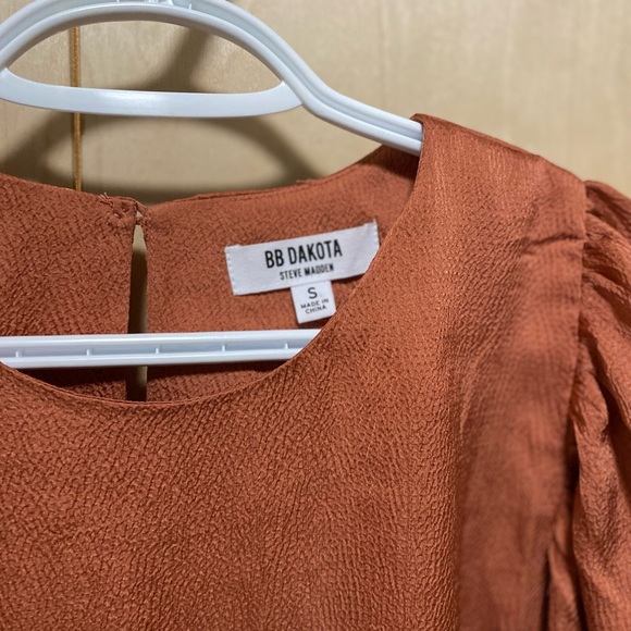 Burnt orange/rust fall blouse - Picture 2 of 3